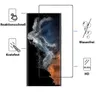 A product image showcasing a screen protector on a smartphone, with feature callouts. Produktbild-Vorschau