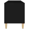 Plattenschrank Schwarz 74,5x38x48 cm Holzwerkstoff Produktbild-Vorschau 5