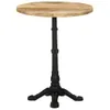 vidaXL Tavolo da bistrot Ø60x76 cm Legno di mango grezzo Anteprima dell’immagine prodotto 1