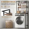 HOMCOM Waschmaschinenregal Badezimmerregal mit Produktbild-Vorschau 5