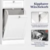Freistehender Badezimmer-Wäscheschrank mit ausklappbarem Produktbild-Vorschau 4