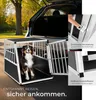 Hundetransportbox single Schnubi mit schräger Rückwand mit Produktbild-Vorschau 4