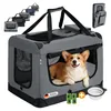 Faltbare Hundebox M 60x44x42cm, Robuste Transportbox Auto Produktbild-Vorschau 1
