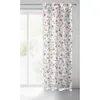 Gardine JENNY weiß ziegelrot 140x250 cm  Ösen Ösenvorhang Produktbild-Vorschau 2