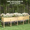 Outsunny Jardinière sur pieds, carré potager de jardin sur Voir les images du produit 6