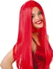 Strašidelná dlouhá paruka Halloween 2026 červená Náhled obrázku produktu 4