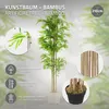 ML-Design Künstlicher Bambus 210 cm, Kunstpflanze mit Produktbild-Vorschau 3