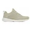 A side view of a beige Skechers Bobs Squad sneaker on a white background. Voir les images du produit