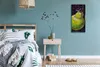 Wohnzimmer-Bild Leinwand Uhr Geräuschlos Kunstdruck 30x60 Produktbild-Vorschau 4