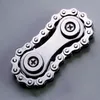 Cogwheel fidget spinner - dizajn reťaze bicykla, zlatá Náhľad obrázku produktu 2