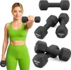 Sada činiek Gymtek® - 2x 4kg neoprénové činky - sada činiek Náhľad obrázku produktu 1