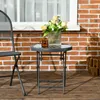 Outsunny Beistelltisch klappbar, Klapptisch Outdoor, Produktbild-Vorschau 2