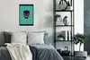 MuchoWow® Gerahmtes Poster Roboter - Gesicht - Antenne - Produktbild-Vorschau 5