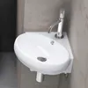 doporro Waschbecken  Gäste WC weiß Aufsatzwaschbecken Produktbild-Vorschau 1