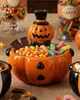 Vintage Halloween Kürbis Süßigkeiten Schale aus Keramik Produktbild-Vorschau 2