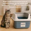 XXL Extra hohe Katzentoilette offene Katzenklo mit hohem Produktbild-Vorschau 3
