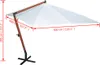 vidaXL Sonnenschirm 300x400 cm Weiß Produktbild-Vorschau 5