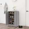 vidaXL Szafka na buty Szara Sonoma 60x35x92 cm Materiał Podgląd zdjęcia produktu 2