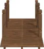 Zahradní most se zábradlím 150x67x56 cm Smrkový masiv Náhled obrázku produktu 4