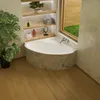 ECOLAM Badewanne Eckbadewanne BALA 130 x 130 cm Acrylwanne Produktbild-Vorschau 7