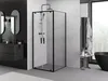 Mexen Exo Duschkabine, schwenkbar 80 x 80 cm, transparent, Produktbild-Vorschau 2