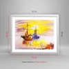 Gerahmtes Poster - Weißer Rahmen - Boote Sonne Meer Reisen Produktbild-Vorschau 5