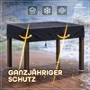 Gartentisch Abdeckung, nach Maß, schwarz, atmungsaktiv, Produktbild-Vorschau 3