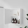 EUGAD Wandschrank mit Tür&verstellbare Ablage, Weiß, Produktbild-Vorschau 2