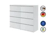 Kommode mit 8 Schubladen 120cm Sideboard Wohnzimmer Produktbild-Vorschau 1