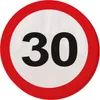 Serviette Verkehrsschild 30 Jahre 20 stk Produktbild-Vorschau 1