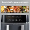 KLAMER Heißluftfritteuse Duo 9 L – Doppelkammer Airfryer Produktbild-Vorschau 3