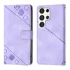 Hülle für Samsung Galaxy S25 Ultra Prägung Flip Leder Produktbild-Vorschau 2