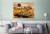 MuchoWow® Poster Tigerdruck - Marmor - Gold 120x90 cm - Produktbild-Vorschau 5