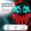 LED Halloween maska, ovladatelná – zářící maska inspirovaná Náhled obrázku produktu 3