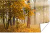 MuchoWow® Poster Herbstbäume im nebligen Wald 60x40 cm - Produktbild-Vorschau 1