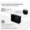 LuxeBath Wandnische aus Edelstahl, 20x30x10 cm, Schwarz, Produktbild-Vorschau 5