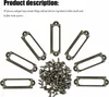 50 Stück Etikettenhalter aus Metall für Möbel, Schubladen, Produktbild-Vorschau 2