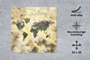 MuchoWow® Mauspad Mousepad Weltkarte - Aquarelle - Produktbild-Vorschau 2