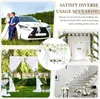 Autoschmuck Hochzeit Motorhaube Weiß 9 Rosen Saugnäpfen Produktbild-Vorschau 6