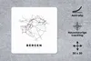 MuchoWow® Mauspad Mousepad Stadtplan - Mons - Karte - Produktbild-Vorschau 3