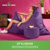 Green Bean® XXL Riesensitzsack 140x180cm + Hocker Produktbild-Vorschau 3