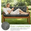 Gartenbankkissen 120x100x10 cm, Outdoor Bankauflage Produktbild-Vorschau 8