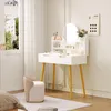 Nowoczesna toaletka z lustrem loft duża kosmetyczna Podgląd zdjęcia produktu 2