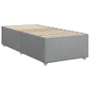 Boxspringbett mit Matratze Hellgrau 90x190 cm Stoff Produktbild-Vorschau 8