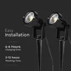 LED Solution Solárne záhradné svietidlo zapichovacie 2x Náhľad obrázku produktu 7