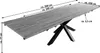 Esstisch Baumkante 200(300)x100 cm mit Ansteckplatten Produktbild-Vorschau 3