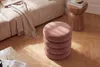 riess-ambiente Runder Polsterhocker VOGUE 40cm rosé Samt Produktbild-Vorschau 4