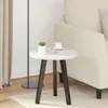 vidaXL Stolová deska vysoký lesk bílá 40 x 40 x 1,5 cm Náhled obrázku produktu 2