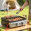 Gasgrill 5 KW Tragbarer Tischgrill mit 2 Brenner Keramische Produktbild-Vorschau 4