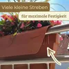 Geländerkasten Balkon mit Wasserspeicher Blumentopf Zaun Produktbild-Vorschau 6